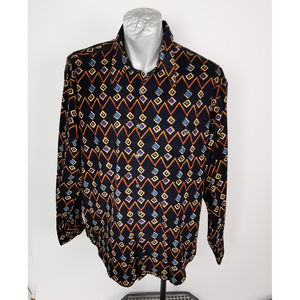 Cotton Reel Vintage Shirt Size L Western LS